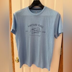 Vineyard Vines | Size Large | Mens Blue Short Sleeve Graphic T Shirt Dunes Tee
